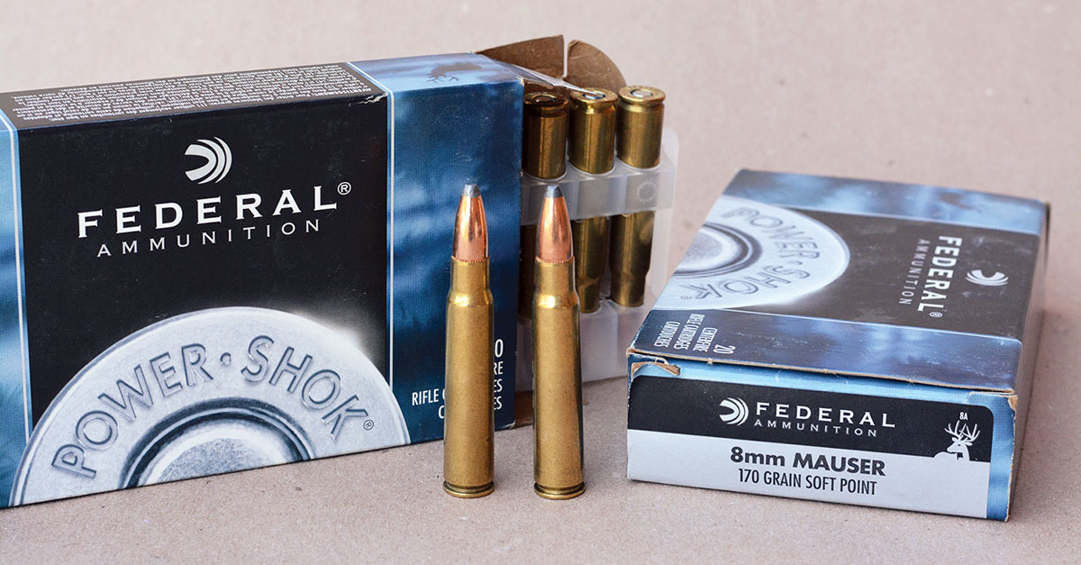 U.S. ammunition manufacturers have historically loaded the 8mm Mauser to 35,000 psi due to concerns that ammunition will be fired in early rifles with .318-inch groove diameters, which limited performance.